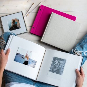 Goldbuch Fotoalbum Summertime beige 25x25 cm 60 witte paginas