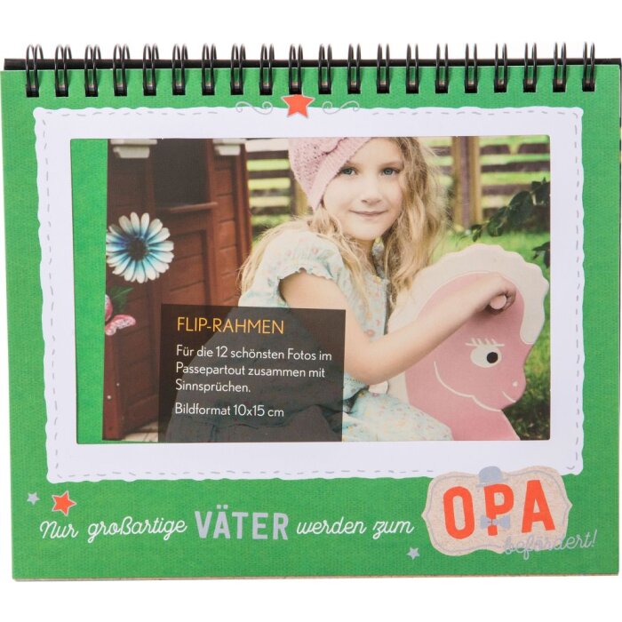 Opa fotoboek - tafel display