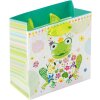 Geschenktas vrolijke kikker 10x10 cm