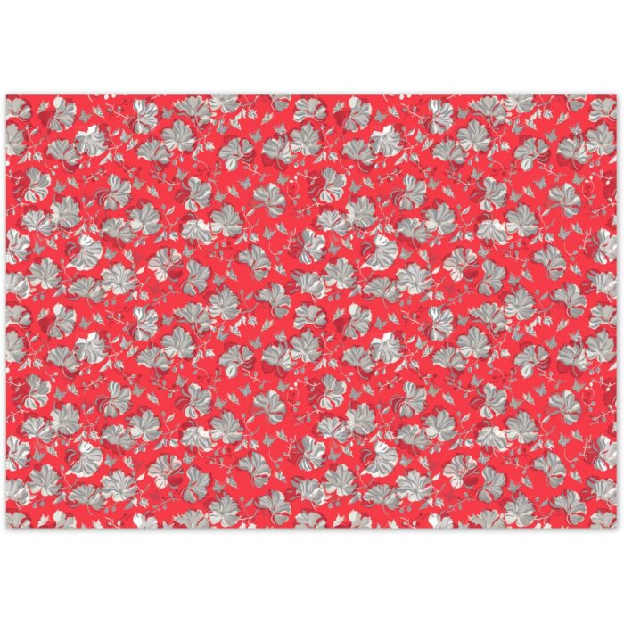 Goldbuch Inpakpapier La Rose rood 50x70 cm