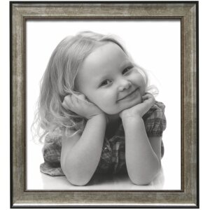 Fotolijst zilver hout 60,0 x80,0 cm s873d