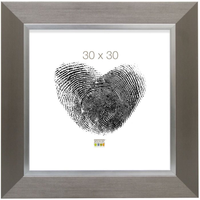 Fotolijst zilver kunststof 50,0 x70,0 cm s861d