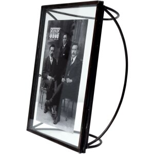 Fotolijst zwart metaal 15,0 x20,0 cm s68pb