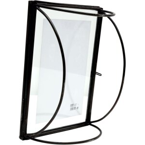 Fotolijst zwart metaal 15,0 x20,0 cm s68pb
