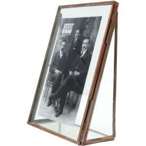 Fotolijst koper metaal 15,0 x20,0 cm s68pa