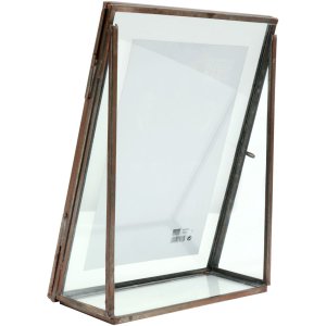 Fotolijst koper metaal 15,0 x20,0 cm s68pa