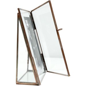 Fotolijst koper metaal 15,0 x20,0 cm s68pa