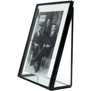 Fotolijst zwart metaal 15,0 x20,0 cm s68pa
