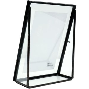 Fotolijst zwart metaal 15,0 x20,0 cm s68pa