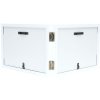 Dubbele lijst wit hout 10,0 x15,0 cm s68fk liggend formaat