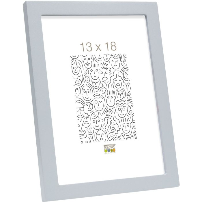 Fotolijst zilver s68fd1 hout 13,0 x18,0 cm