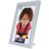 Fotolijst zilver s68fd1 hout 13,0 x18,0 cm