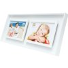 Dubbel kader s68dk1 wit 2 fotos 10x15 cm