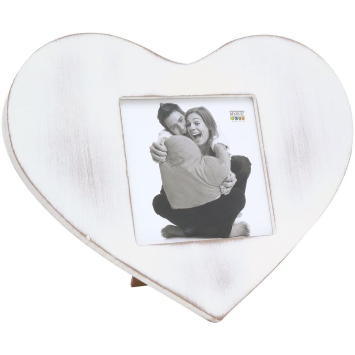 Fotolijst wit hout 10,0 x10,0 cm s67tr