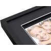 Fotolijst met passepartout zwart hout 20,0 x30,0 cm s67nk