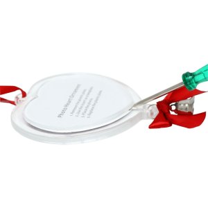 set kerstballen transparant plastic