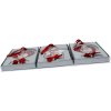 set kerstballen transparant plastic
