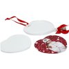 set kerstballen transparant plastic