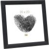 Houten lijst s54s zwart 21,0 x29,7 cm