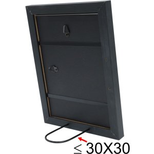 Houten lijst s54s zwart 40,0 x50,0 cm