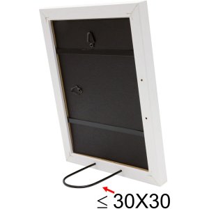 Houten lijst s54s wit 9,0 x13,0 cm