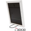 Houten lijst s54s wit 9,0 x13,0 cm