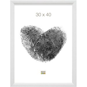 Houten lijst s54s wit 20,0 x20,0 cm