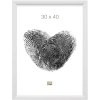 Houten lijst s54s wit 20,0 x20,0 cm