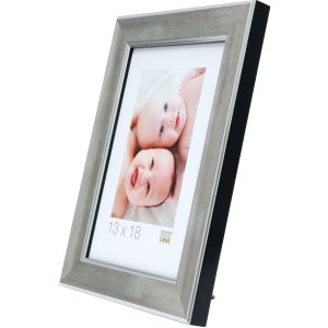 Fotolijst zilver hout 18,0 x24,0 cm s45yd