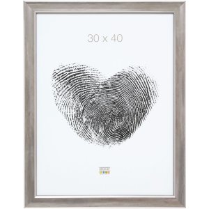 Fotolijst zilver hout 18,0 x24,0 cm s45yd