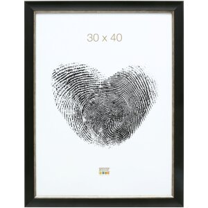 Fotolijst zwart plastic 13,0 x18,0 cm s45wf