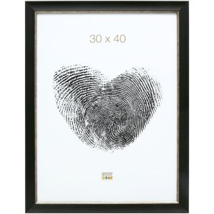 Fotolijst zwart plastic 20,0 x30,0 cm s45wf