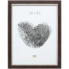 Fotolijst bruin plastic 13,0 x18,0 cm s45vy