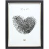 Fotolijst grijs plastic 24,0 x30,0 cm s45vf