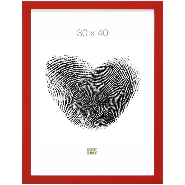 Houten lijst s45s rood 20,0 x28,0 cm