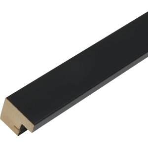 Houten lijst s45s zwart 20,0 x20,0 cm