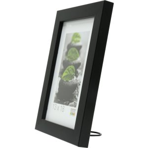 Houten lijst s45s zwart 20,0 x20,0 cm