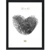 Houten lijst s45s zwart 20,0 x20,0 cm