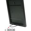 Houten lijst s45s zwart 20,0 x20,0 cm
