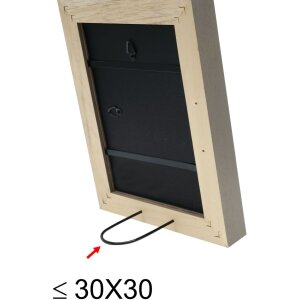 Fotolijst taupe hout 30,0 x40,0 cm s45pk