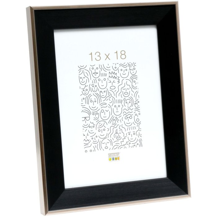 Fotolijst zwart plastic 30,0 x45,0 cm s45fe