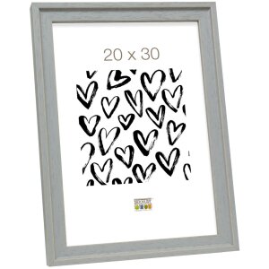 Fotolijst grijs hout 13,0 x18,0 cm s45es