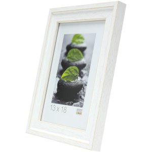 Fotolijst wit hout 15,0 x15,0 cm s45es