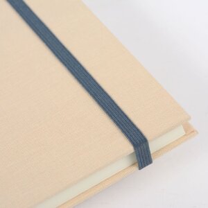 din a5 inscriptie boek Linum beige