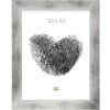 Fotolijst zilver hout 30,0 x40,0 cm s43bd