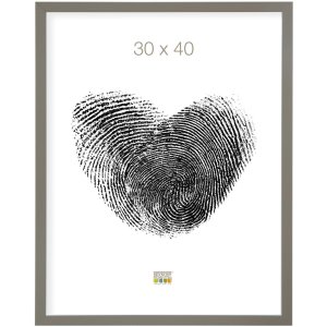 Fotolijst grijs-wit hout 18,0 x24,0 cm s43al