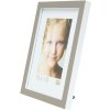 Fotolijst grijs-wit hout 18,0 x24,0 cm s43al