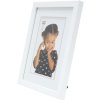 Houten lijst s43ak1 wit 30x40 cm (20x30 cm)