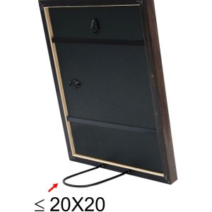 Houten lijst s43ah3 bruin 15x20 cm (10x15 cm)