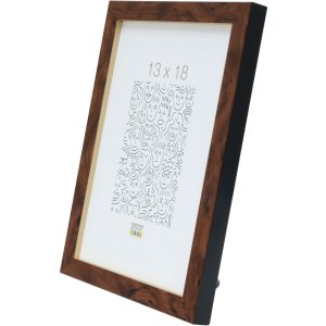 Fotolijst s43ag2 wortelhout 9,0 x13,0 cm